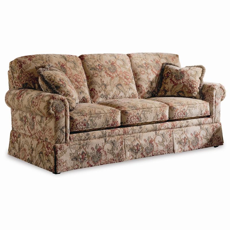 Sherrill Traditional 706133 Lawson Sleep Sofa with Rolled Arms and